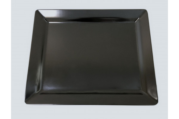 Black Square Plate Large