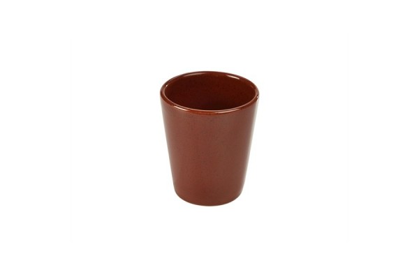 Terra Stoneware Rustic Red Conical Cup 10cm