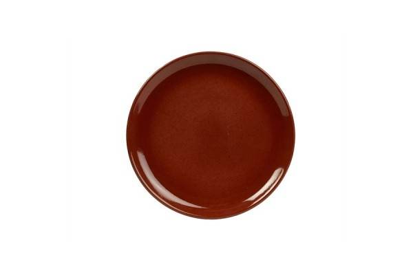 Terra Stoneware Rustic Red Coupe Plate 27.5cm