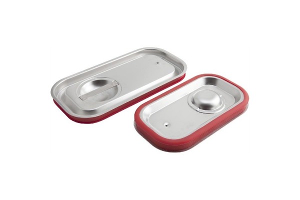 Stainless Steel Gastronorm Sealing Pan Lid 1/6