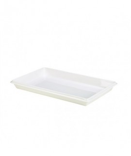 Royal Genware Gastronorm Dish FULL SIZE White 55mm