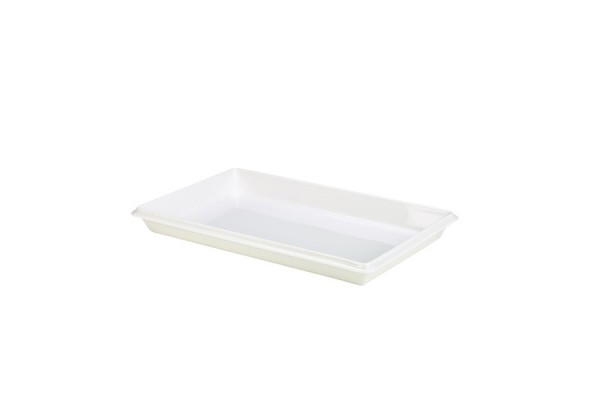 Royal Genware Gastronorm Dish FULL SIZE White 55mm