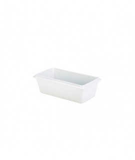 Royal Genware Gastronorm Dish 1/3 100mm White
