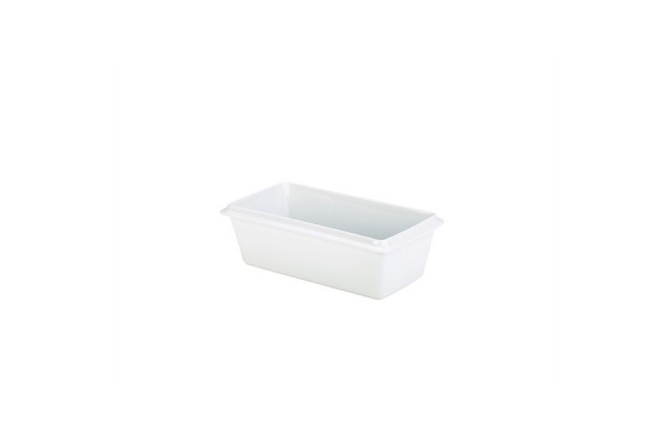 Royal Genware Gastronorm Dish 1/3 100mm White