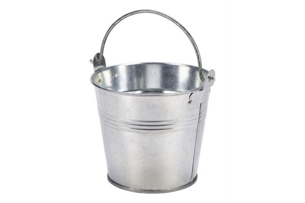 Galvanised Steel Serving Bucket 10cm