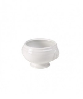 Lion-Head Soup Bowl White 11cm 14oz