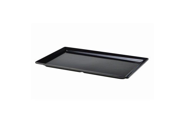 Black Melamine Platter GN FULL SIZE Size 53 X 32cm