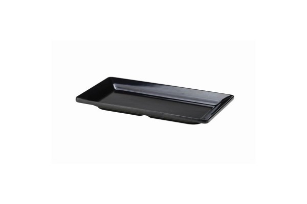 Black Melamine Platter GN 1/3 Size 32X17.5cm
