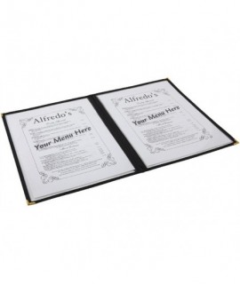 American Style Clear Menu Holder - 2 Page