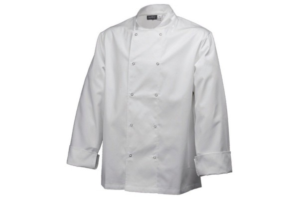 Basic Stud Jacket (Long Sleeve)White L Size