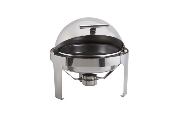 Round Deluxe Roll Top Chafer 6L