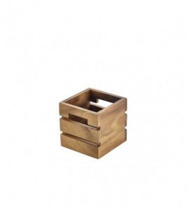 Acacia Wood Box/Riser 12x12x12cm