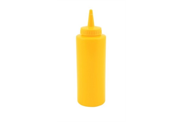 Genware Squeeze Bottle Yellow 12oz/35cl