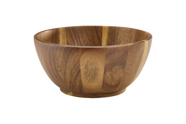 Acacia Wood Bowl 25x 12cm