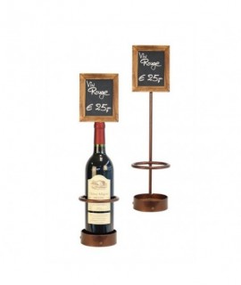 Wine Bottle x1 Chalk Board Display 45 x 10.5cm