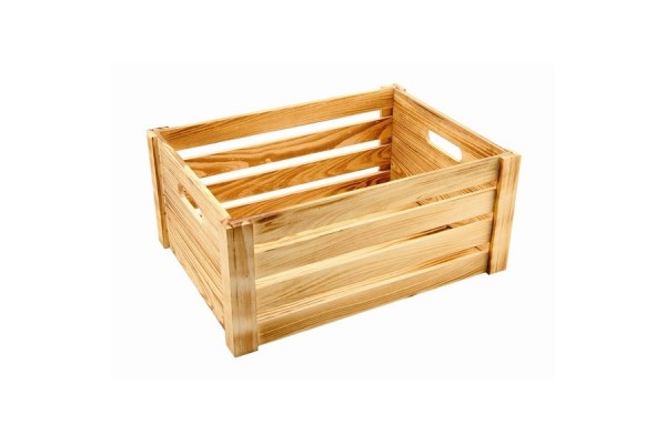 Wooden Crate Rustic Finish 41 x 30 x 18cm