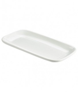 Royal Genware Rectangular Rounded Edge Plate 29.5 x 15cm