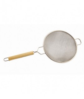 10"Bowl Strainer 18/8 Stainless Steel Double Mesh
