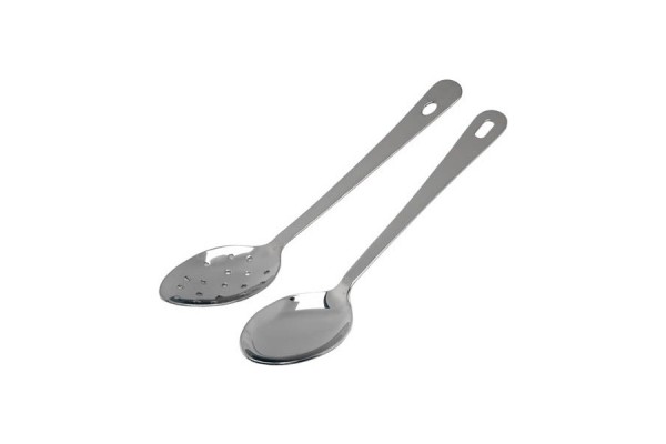 Stainless Steel Serving Spoon 10" With Hanging Hole