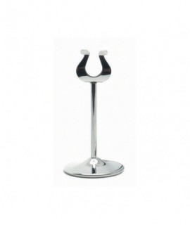 Stainless Steel Menu Stand 4" Tall