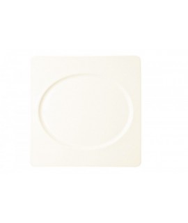 Square plate - 1 oval indent - Peppermint