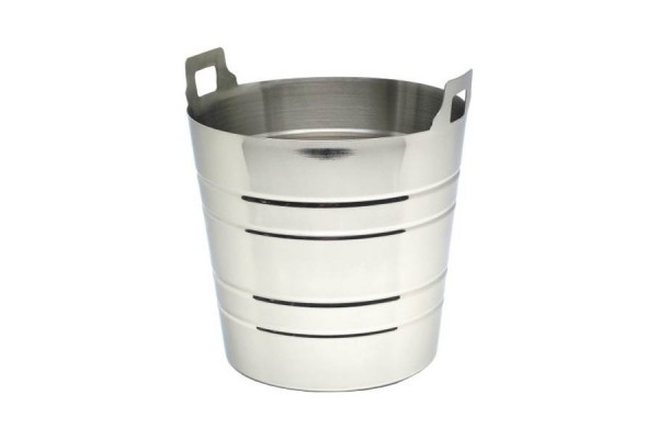 Stainless Steel Wine Bucket With Integral Handles