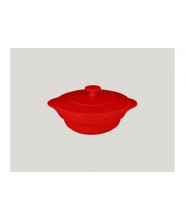 Round cocotte & lid - ember