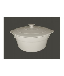 Round cocotte & lid - sand