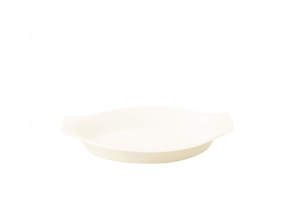 Oval dish with grip