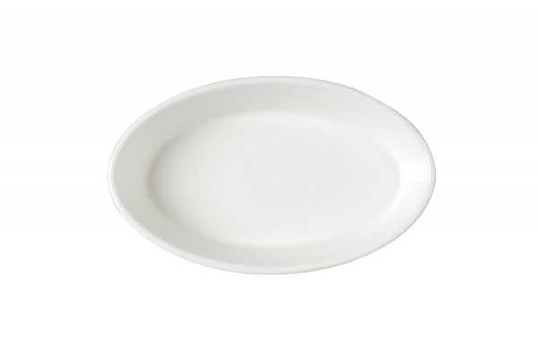 Stackable oval pie dish