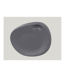 Dinner coupe plate - stone