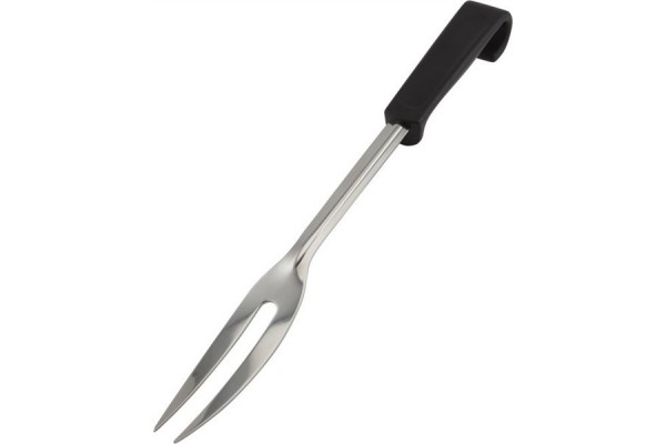Genware Plastic Handle Carving Fork Black