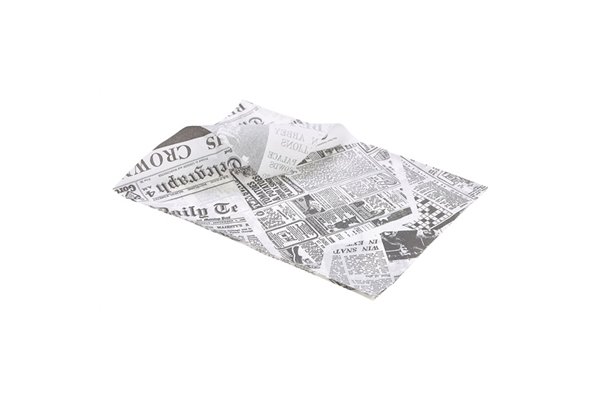 PRINTED GREASEPROOF PAPER 25X35CM (1000 SHEETS)