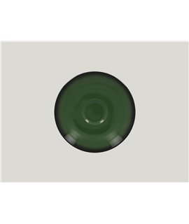Saucer for coffee cup CLCU28 - dark green
