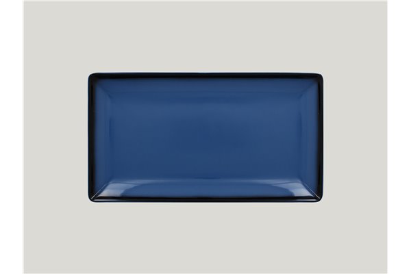 Rectangular serving plate - blue