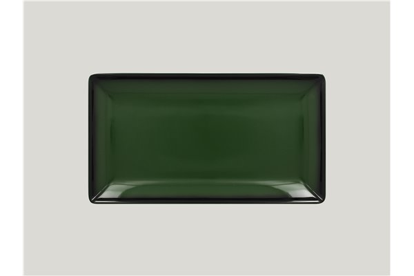 Rectangular serving plate - dark green