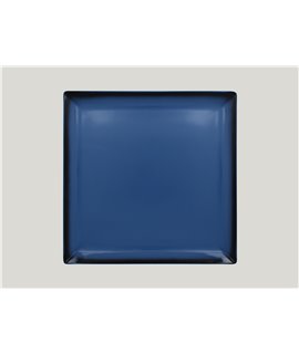 Square plate - blue
