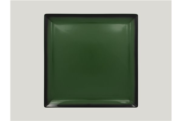 Square plate - dark green