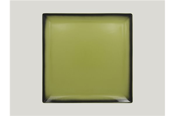 Square plate - light green