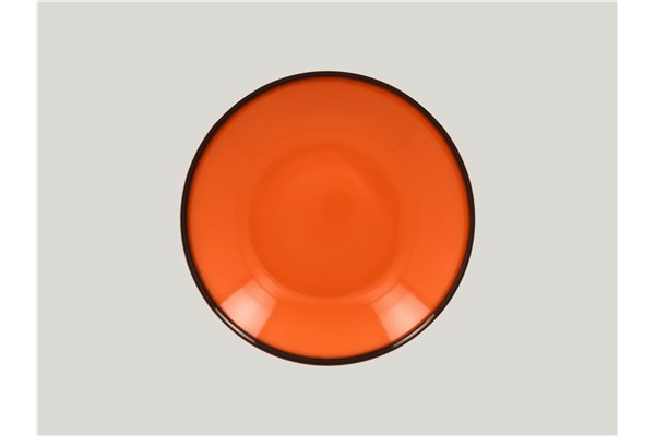 Deep coupe plate - orange