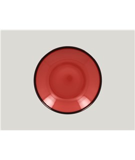 Deep coupe plate - red