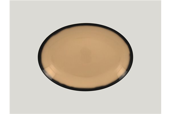Oval platter - beige