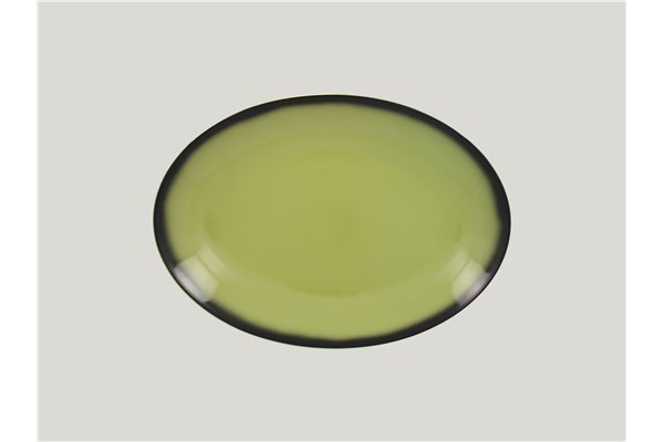 Oval platter - light green