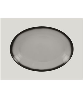 Oval platter - grey