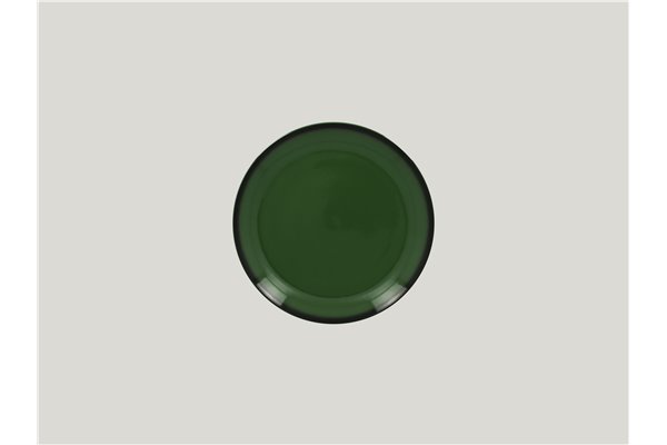 Flat coupe plate - dark green