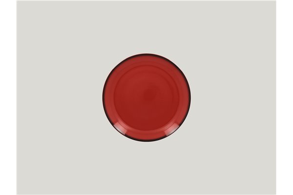 Flat coupe plate - red