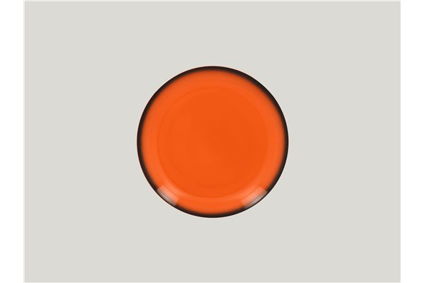 Flat coupe plate - orange