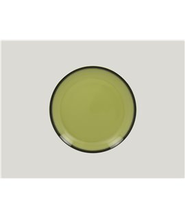 Flat coupe plate - light green
