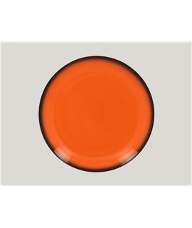 Flat coupe plate - orange