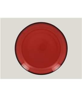 Flat coupe plate - red